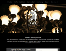 Tablet Screenshot of dancewithglen.com